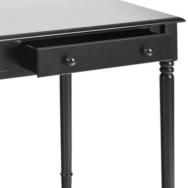 SEI Furniture Waterfront Black 2 drawer Desk On Sale Bed Bath Beyond 22695707