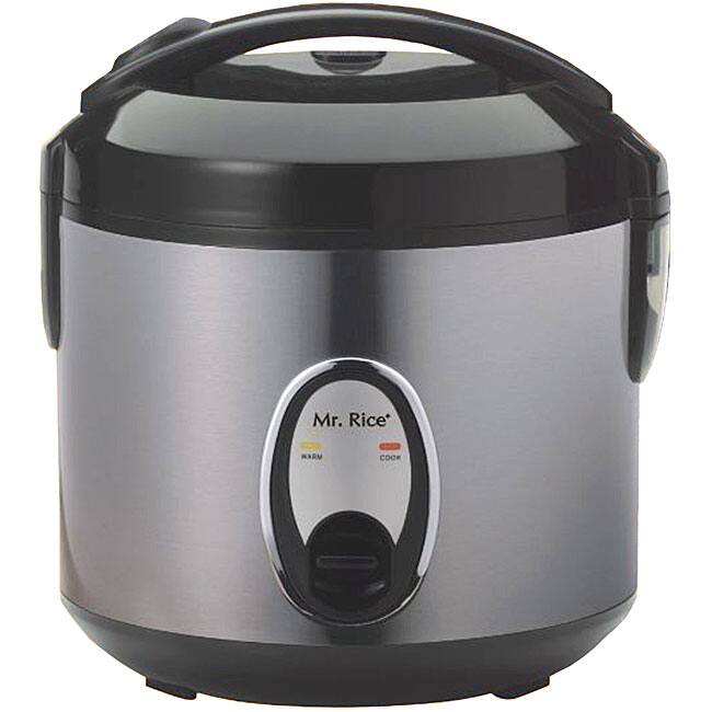 Stainless Steel 6-cup Rice Cooker