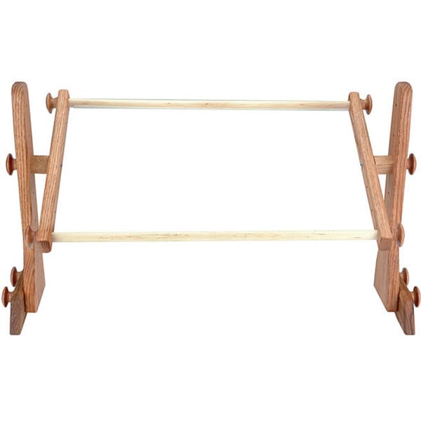 American Adjustable Oak Needlework Lap Frame   11414646  