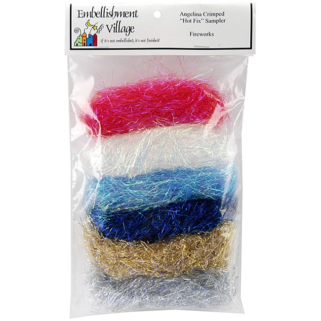 Angelina Fireworks Blend Crimped Cut Fibers