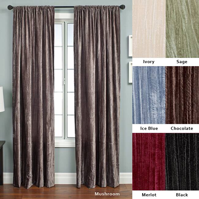 Aretha Crush Rod Pocket 96-inch Panel - 51 x 96