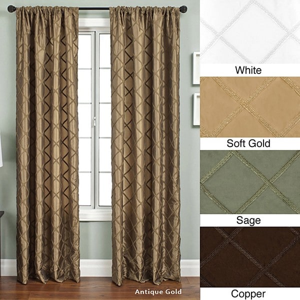 Shop Ashford Rod Pocket 84inch Curtain Panel  55 x 84  On Sale  Free Shipping Today 