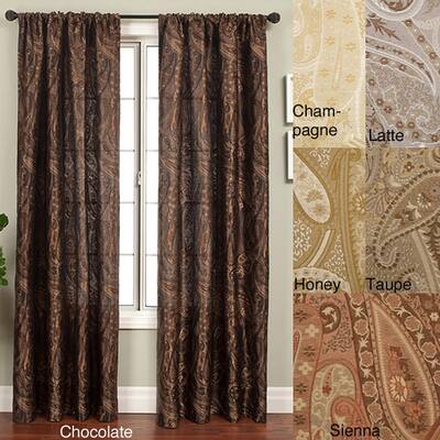 Softline Geneva Rod Pocket 120-inch Curtain Panel - 53 x 120