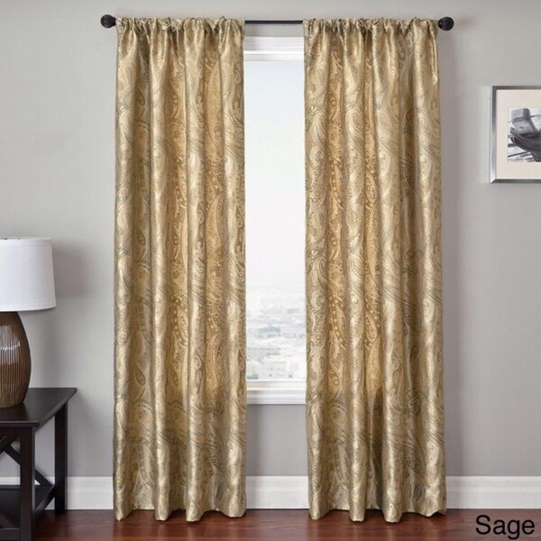 brown scarf valance