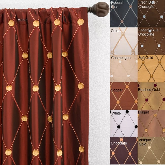 Softline Helena Rod Pocket 84-inch Curtain Panel - 55 x 84