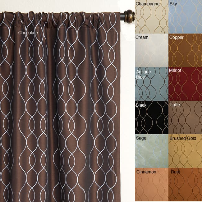 Softline Keeva Rod Pocket 96-inch Curtain Panel - 55 x 96