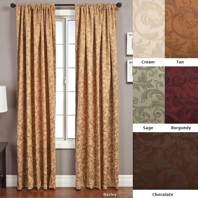 Softline Livingston Rod Pocket 96-inch Curtain Panel - 56 x 96