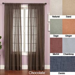 slide 1 of 1, Softline Martinique Rod Pocket Panel (108 in.) - 55 x 108