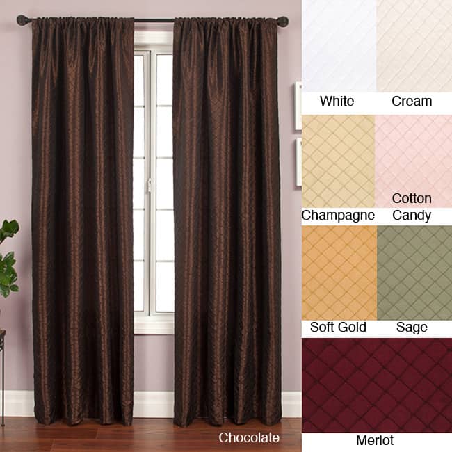 Softline Shire Pintuck Taffeta 96-inch Curtain Panel - 50 x 96