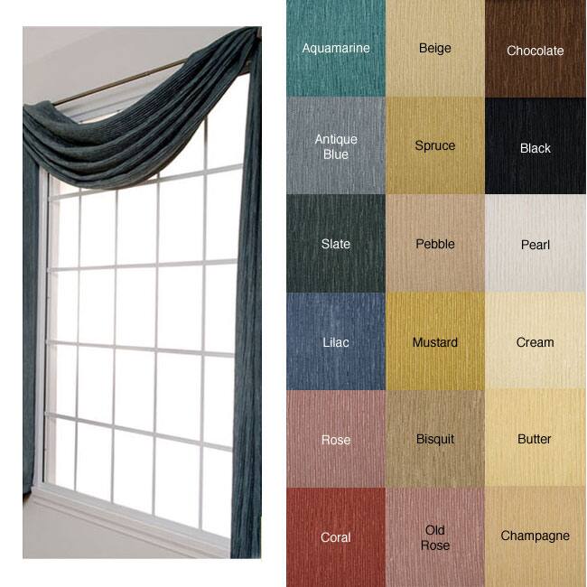 Stephano Stripe 6-yard Scarf Valance