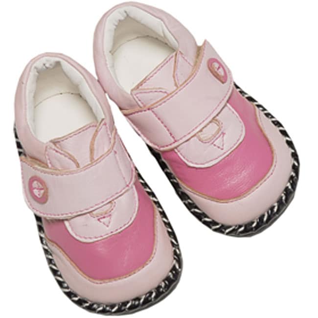 Shop Papush Pink Leather Infant Walking Shoes - On Sale - Free Shipping ...