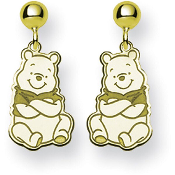 Goldplated Disney's Winnie the Pooh Earrings by Versil