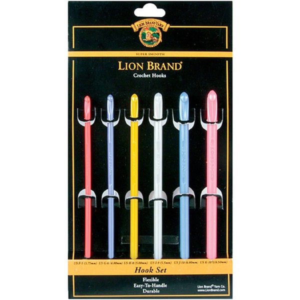 Lion Brand Smooth 6 piece Crochet Hook Set   11436158  