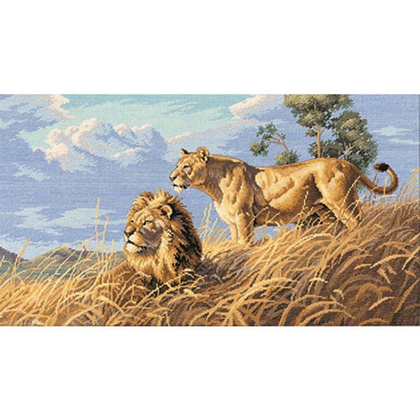 Counted Cross Stitch Patterns Lions Pattern, African Animal Pattern