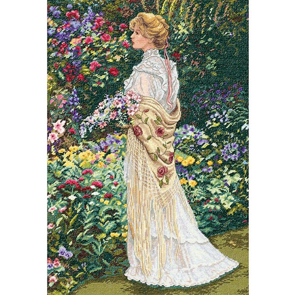 Shop 'In Her Garden' Counted Cross Stitch Kit - Free Shipping On Orders
