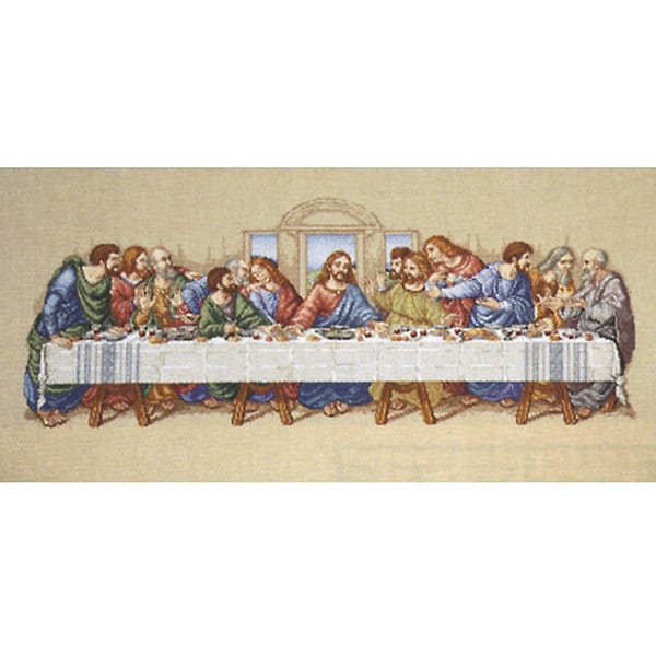 The last supper counted cross stitch kit