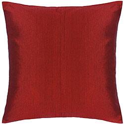 Shop Burgundy And Black Thai Silk Cushion Cover Free Shipping On