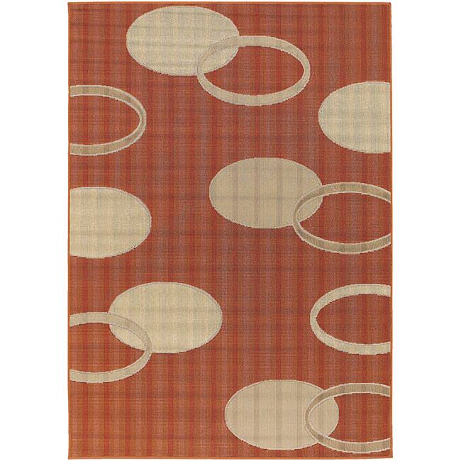 Artist's Loom Indoor/Outdoor Contemporary Geometric Rug (Set of 2) - 3'6 x 5'6
