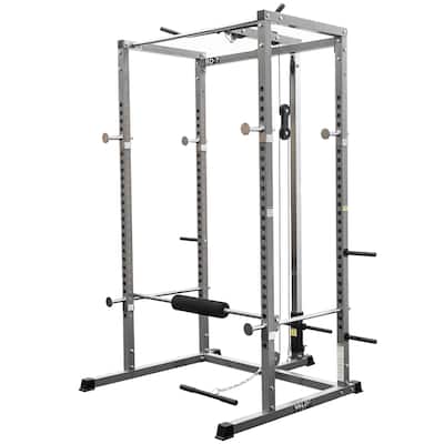 Valor Fitness BD-7 Power Rack w/LAT Pull Attachment and Other Power Cage Bundle Options for a Complete Weightlifting Home Gym