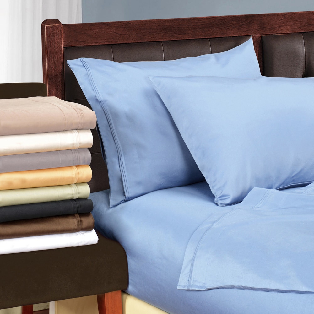 1000 Thread Count 100% Egyptian Cotton 4-Piece Sheet Set by Superior