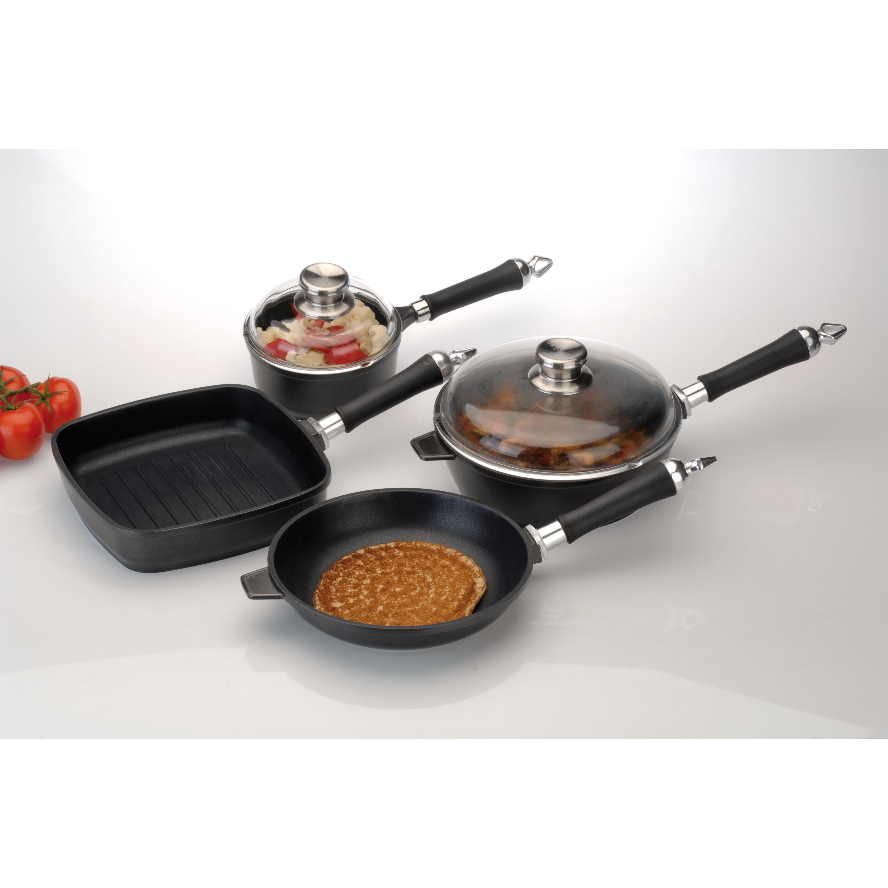 VVR Homes 6 Piece Aluminum Non Stick Cookware Set 329CVVR