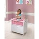 preview thumbnail 12 of 13, Badger Basket Cabinet Doll Crib with Bedding and Personalization Kit