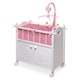 preview thumbnail 13 of 13, Badger Basket Cabinet Doll Crib with Bedding and Personalization Kit