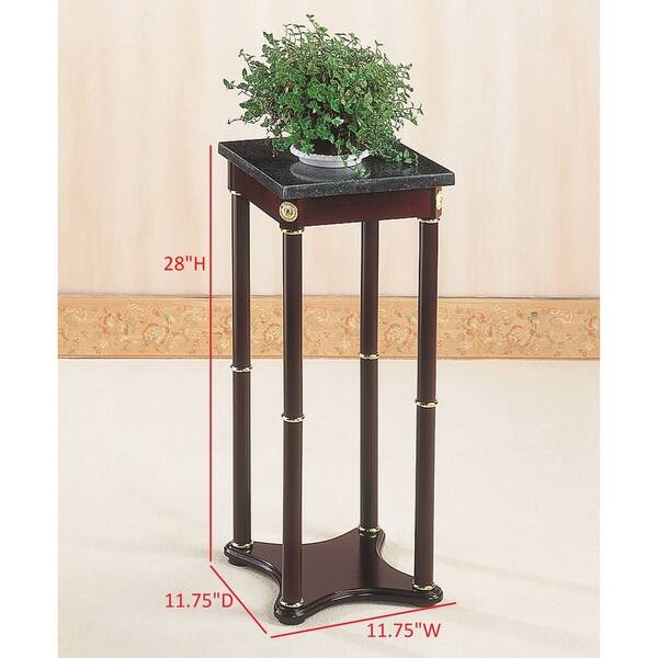 Coaster Company Green Marble High Top Cherry Finish Coaster Company Green Marble High Top Cherry Finish