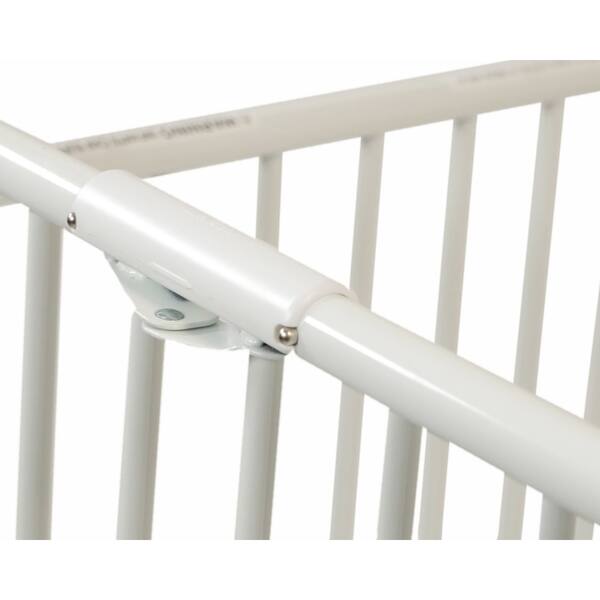 Shop La Baby Compact Folding Metal Crib Overstock 3363455