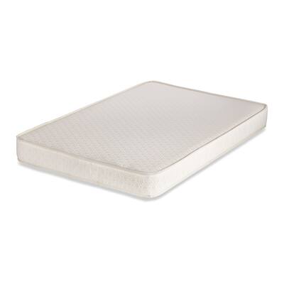 LA Baby 2-inch Mini/Portable Crib Mattress with Organic Cotton Layer - White