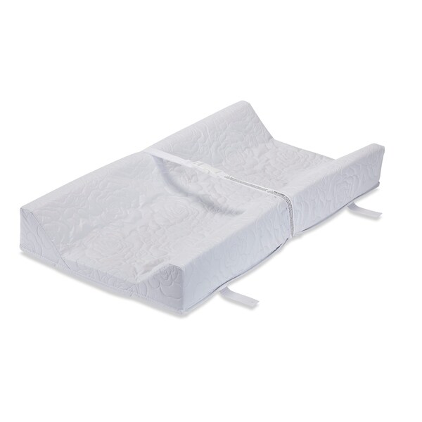 Shop LA Baby Contoured Changing Pad White Free Shipping On Orders