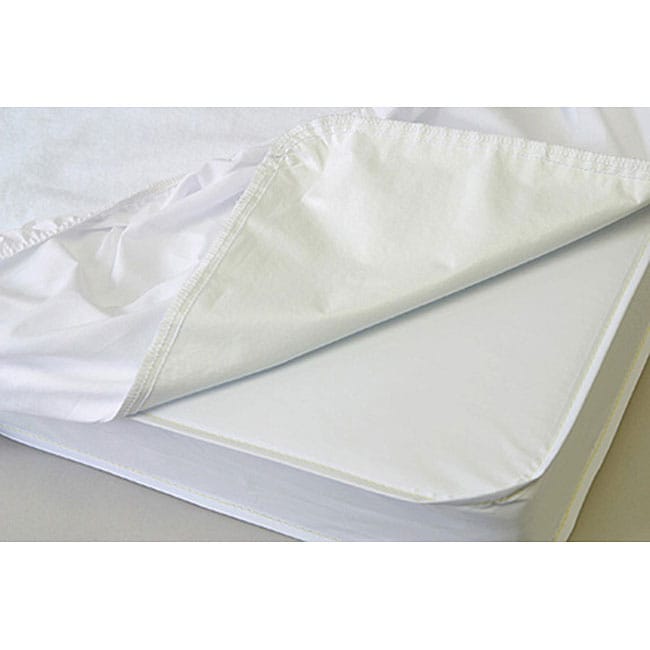 LA Baby Waterproof Compact Crib Mattress Cover in Neutral Free