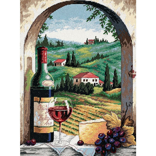 Tuscan View Needlepoint Kit