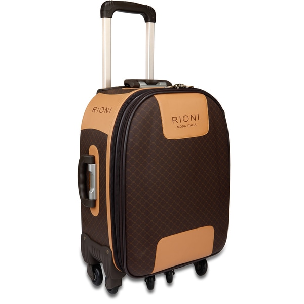 Shop Rioni Signature 24-inch Expandable Spinner Upright Suitcase - Free ...