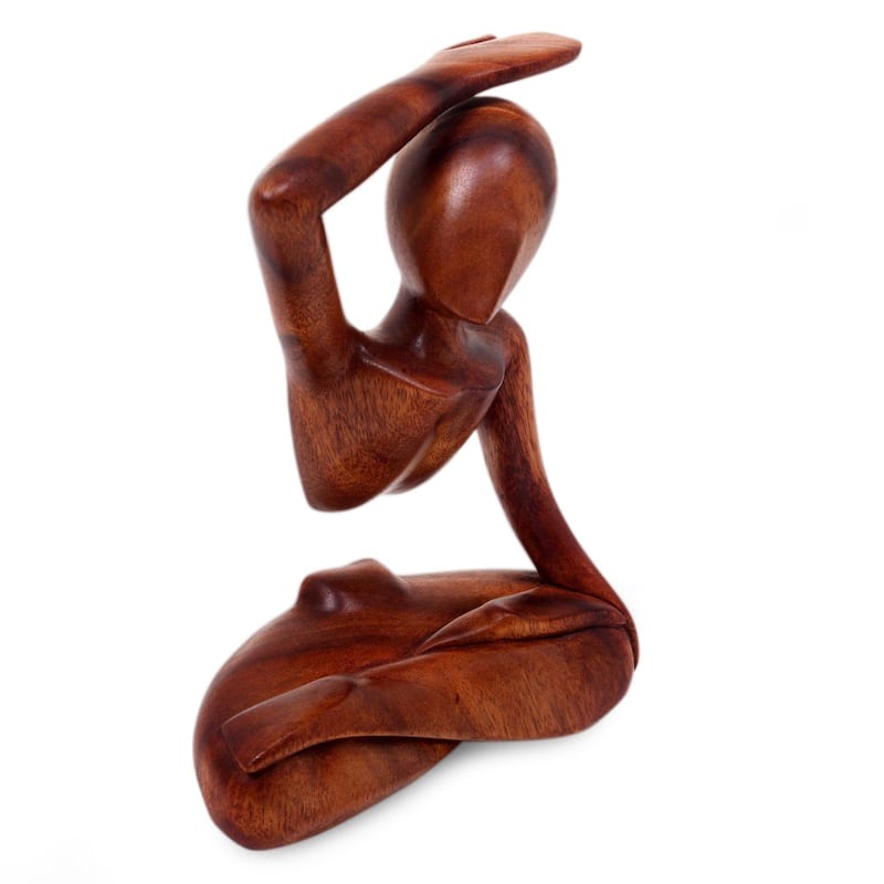 Wood Graceful Arc Statuette