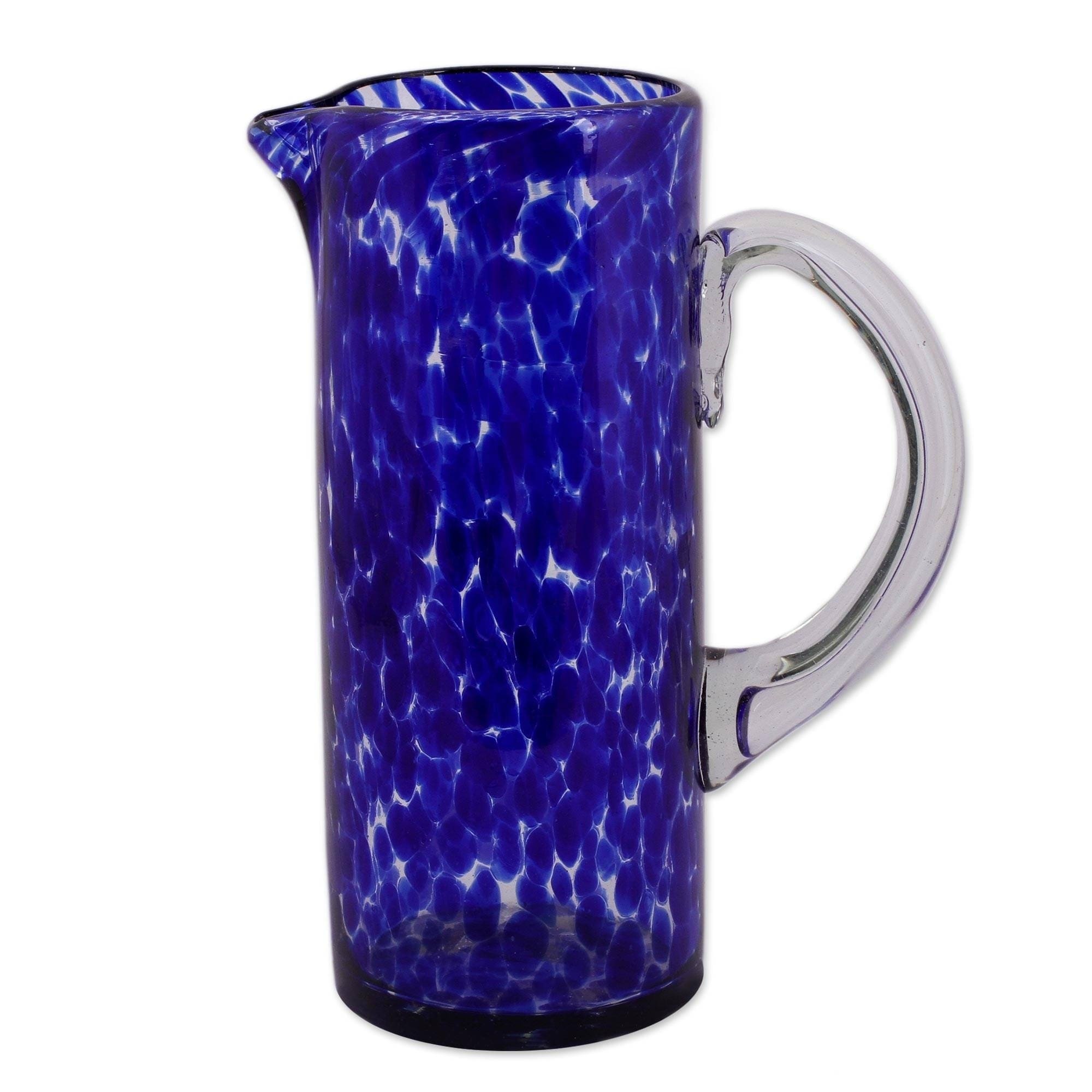 https://ak1.ostkcdn.com/images/products/3374436/Handmade-Glass-Dotted-Blue-Pitcher-Mexico-34cd3bdf-75cc-40e7-8966-ea488ebebfcb.jpg