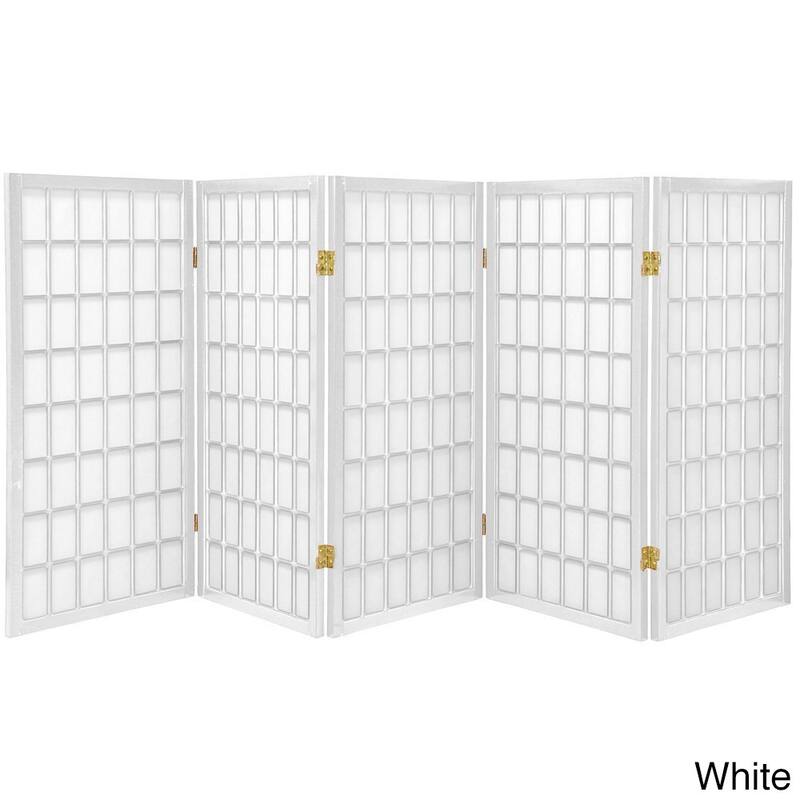 3 ft Handmade Wood/ Paper Panel Miniature Windowpane Shoji Screen (China)
