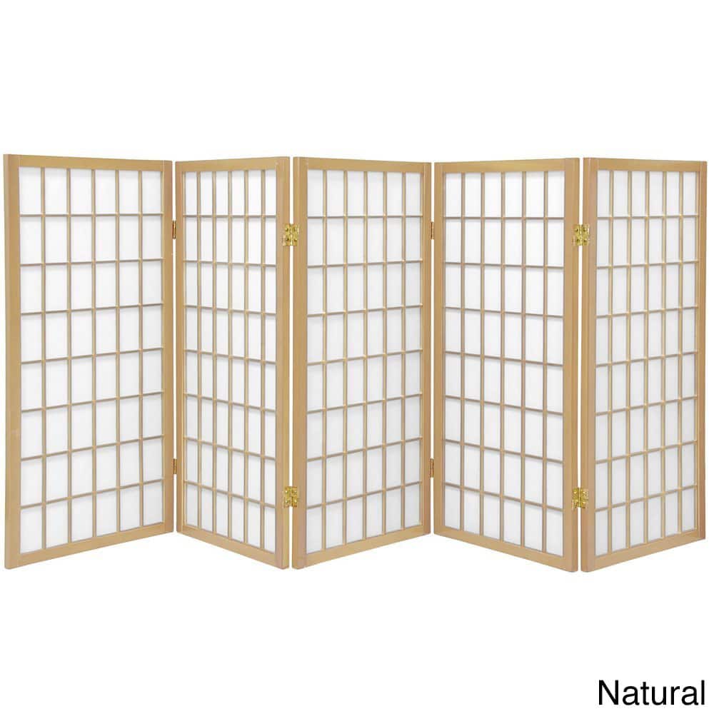 3 ft Handmade Wood/ Paper Panel Miniature Windowpane Shoji Screen (China)