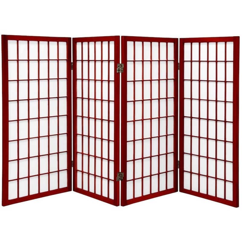 3 ft Handmade Wood/ Paper Panel Miniature Windowpane Shoji Screen (China)