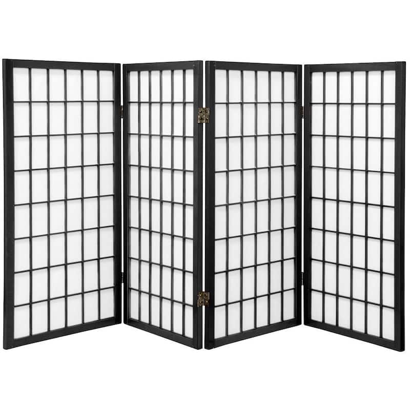 3 ft Handmade Wood/ Paper Panel Miniature Windowpane Shoji Screen (China)