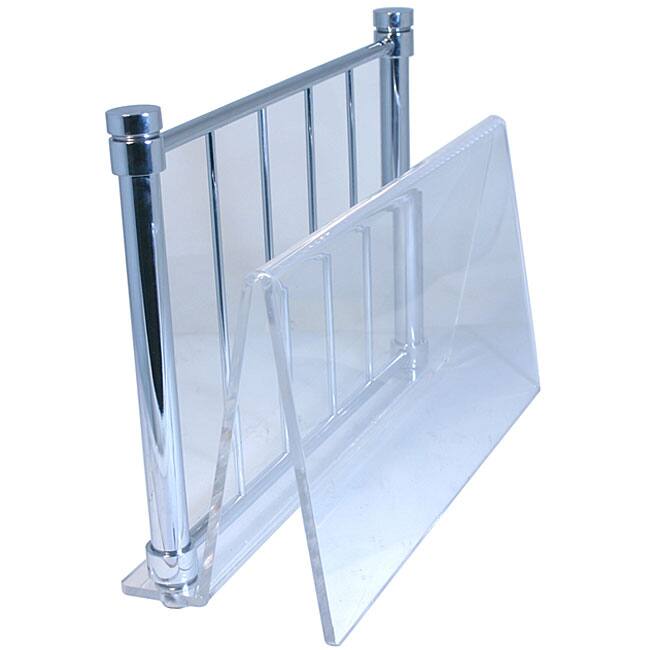 Allied Brass Solid Brass Wall Mounted Bathroom Magazine Rack