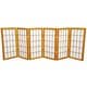 preview thumbnail 7 of 9, Handmade Wood/ Paper 2' 3-panel Miniature Windowpane Shoji Screen - 24 x 36
