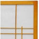 preview thumbnail 5 of 3, Handmade 4' Wood and Rice Paper Eudes Shoji Screen - 48 x 70