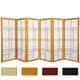 preview thumbnail 2 of 3, Handmade 4' Wood and Rice Paper Eudes Shoji Screen - 48 x 70