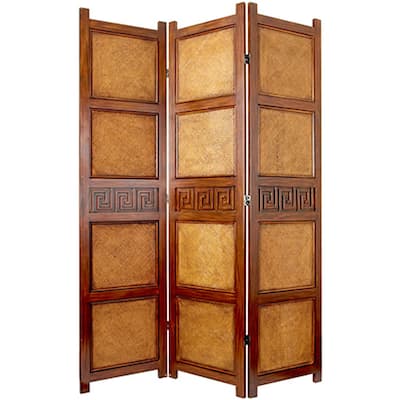 Handmade Peiking 3-panel Room Divider (China)