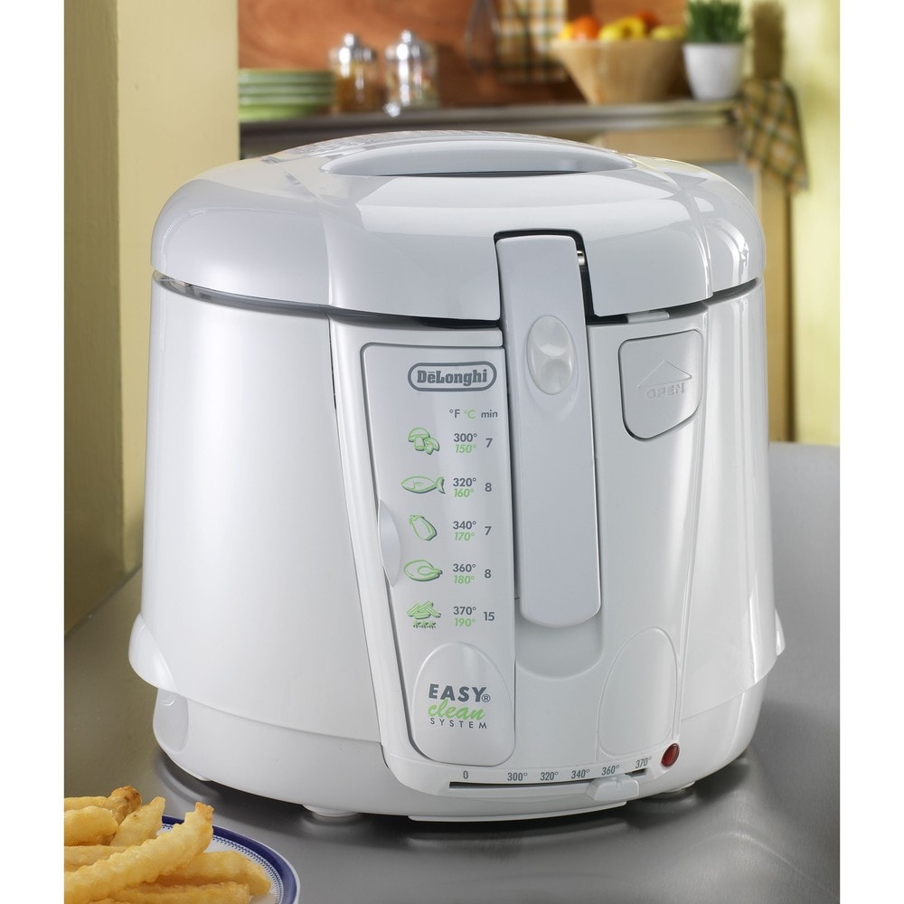 Deep Fryer CUSIMAX Electric Deep Fryer with Basket and Drip Hook, 2.6Qt Oil  Capacity Fish Fryer, Removable Lid with View Window and Filter, Stainless