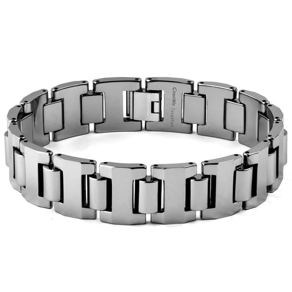 Men's Tungsten Carbide Polished Gladiator Bracelet (16 mm)