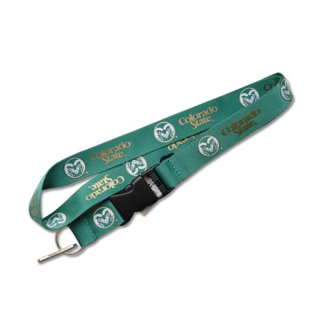 Colorado State Rams Lanyard Keychain/ ID Clip  