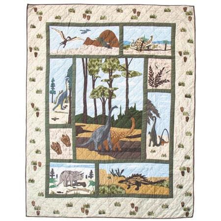 Queen size Dinosaur Quilt  