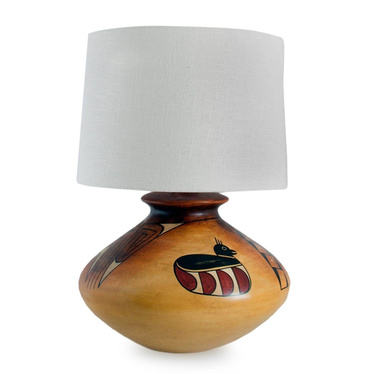 Shop Archeology Light Burnished Ceramic Hand Painted Birds And